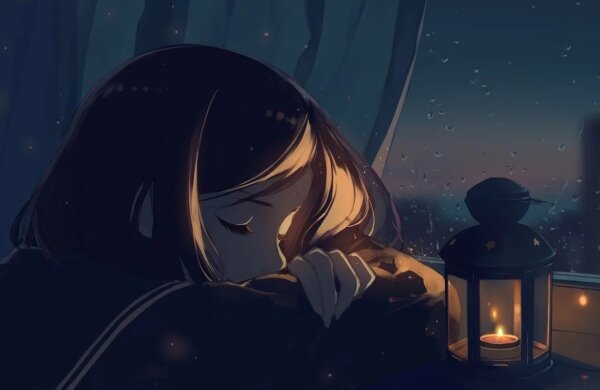 Тян спит с лампой