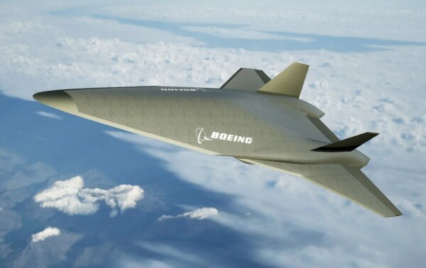 Боинг летит на гиперзвуковой скорости