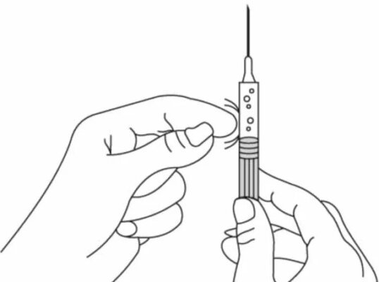 Так убрать воздух из шприца