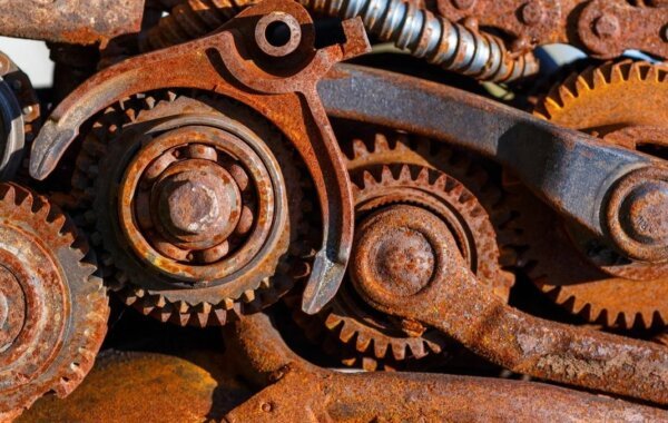 Ржавый деградирующий механизм