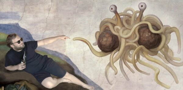 Flying Spaghetti Monster - фото