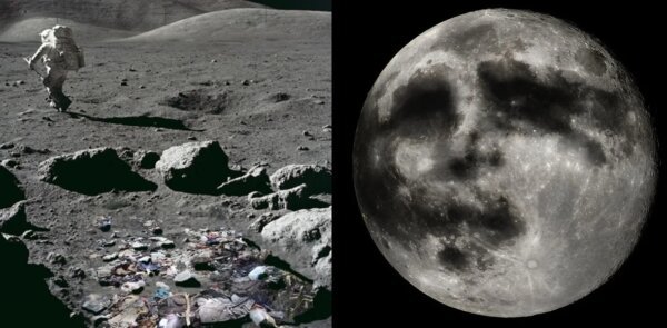 Лица на луне и марсе