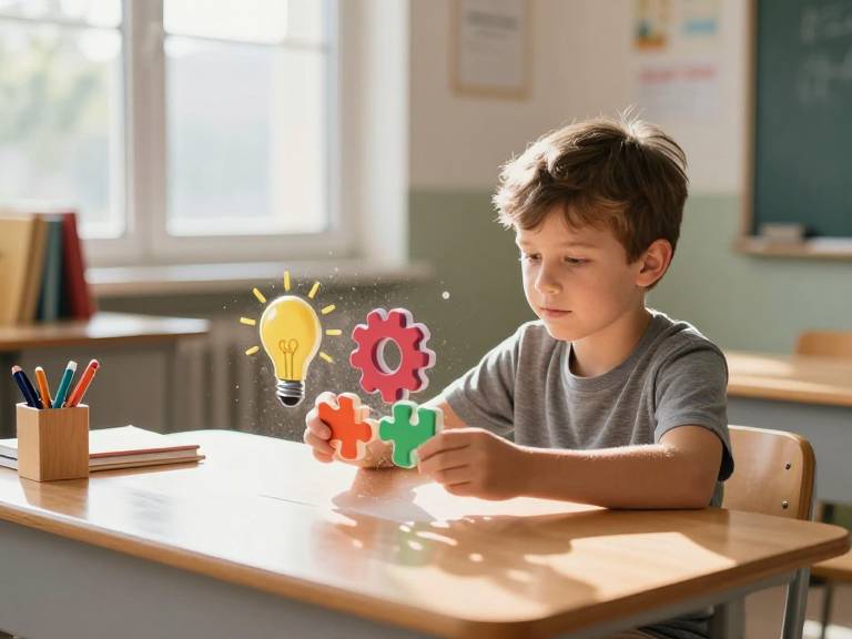 Школьник развивает интеллект через ассоциативное мышление