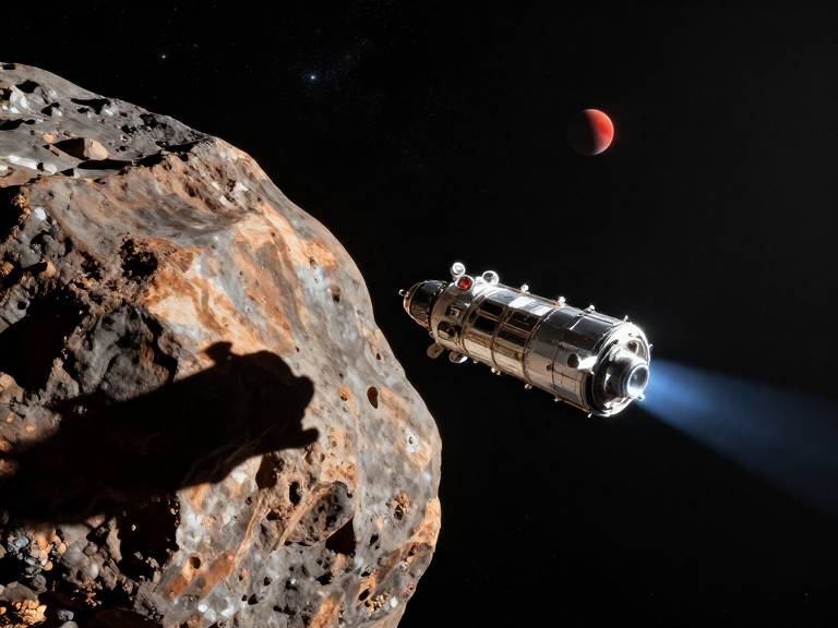 Астероиды сокращают путь на Марс