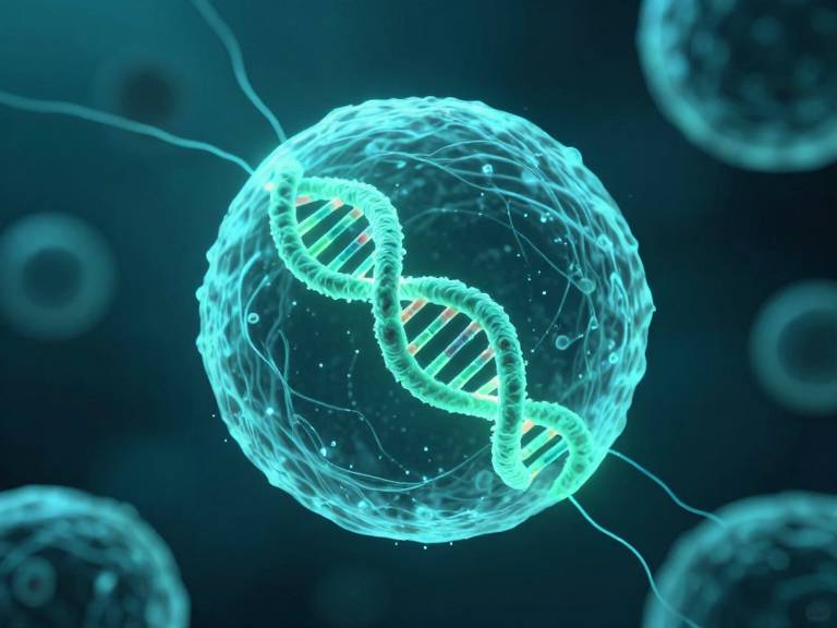 Цианобактерии со светящейся структурой ДНК внутри