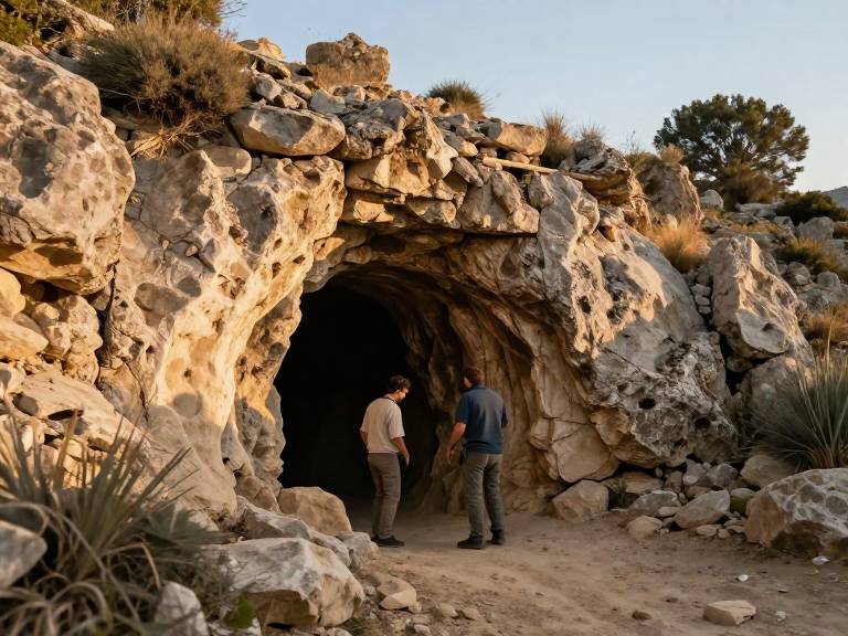 Древняя шахта бронзового века в Испании