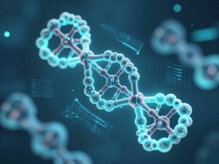 3D модель белка созданная искусственным интеллектом