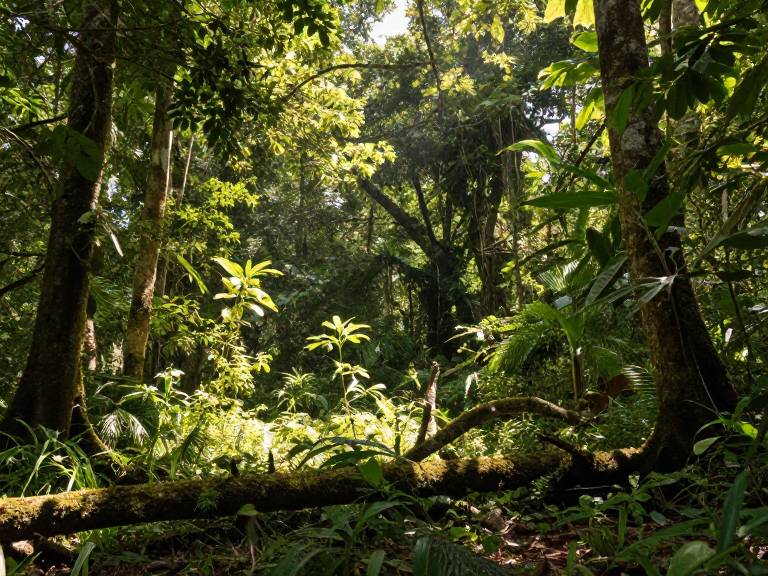 восстановление тропического леса после урагана