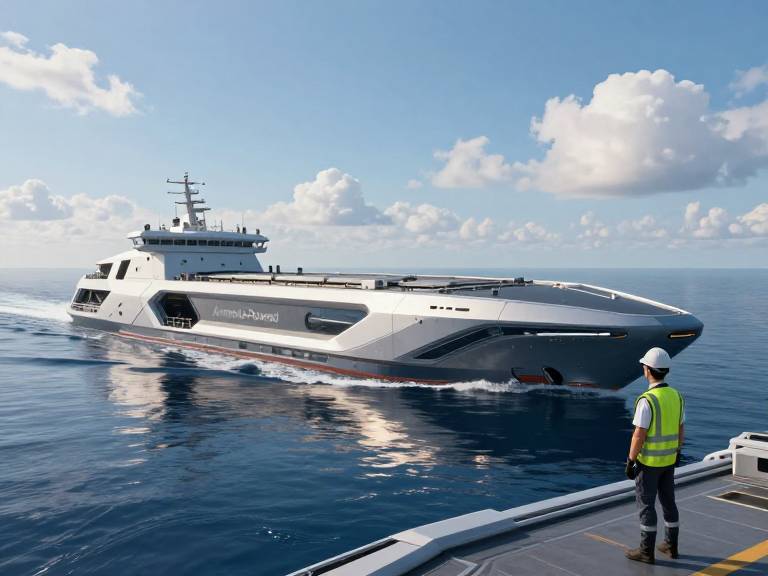 Первое в мире экологичное судно на аммиаке