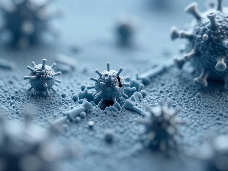 Специальная защитная пленка уничтожает вирусы на поверхности